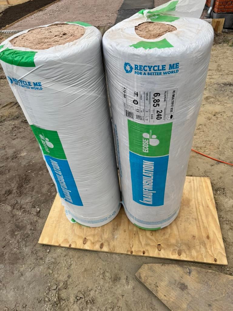Isolatie - knauf multifit 035 3100x1200x240mm, Doe-het-zelf en Bouw, Isolatie en Afdichting, 12 cm of meer, Nieuw, 5 tot 10 m²