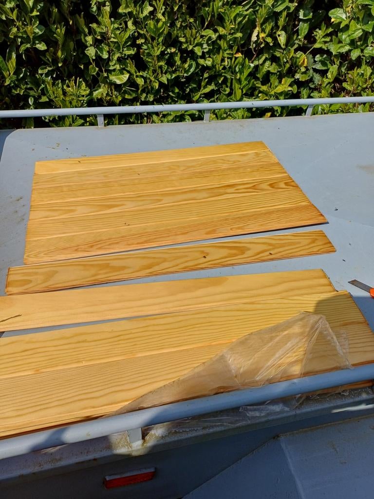 Planchetten bleke hout, Ophalen