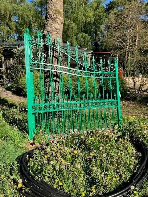 Clôture en fer forgé, Enlèvement, Comme neuf, Fer, Clôture ornementale