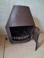 Open haard in staalplaat, Ophalen