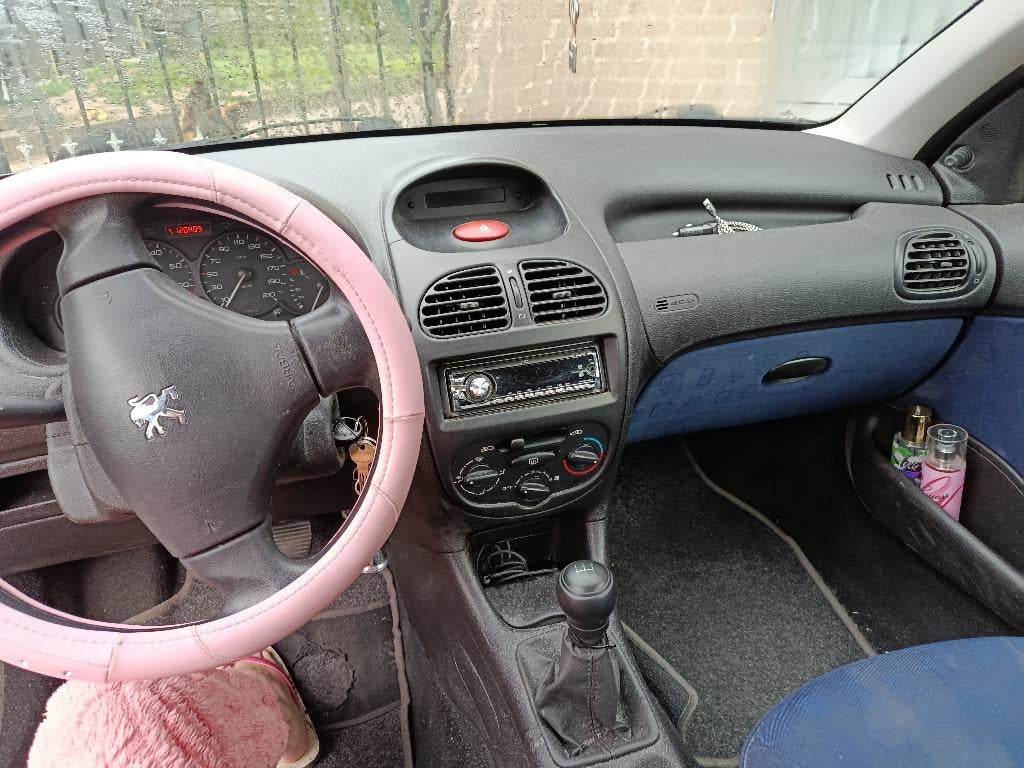 Auto, Auto's, Peugeot, Particulier, Airbags, Benzine, 5 deurs, Handgeschakeld, Zilver of Grijs, Blauw, Stof, Ophalen