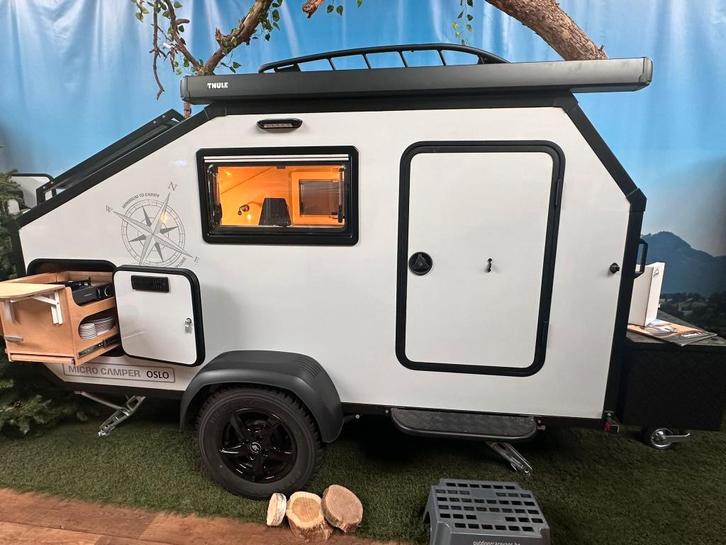 Micro Camper Oslo - Mini caravan teardrop, Caravans en Kamperen, Tenten, tot en met 2, Nieuw, Ophalen
