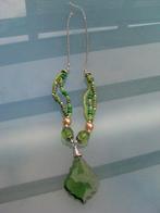 Groene halsketting, Bijoux, Sacs & Beauté, Colliers, Enlèvement ou Envoi, Utilisé, Vert