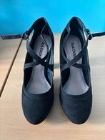 Zwarte stiletto's (maat 37), Enlèvement ou Envoi, Chaussures à haut talons, Comme neuf, Bullboxer