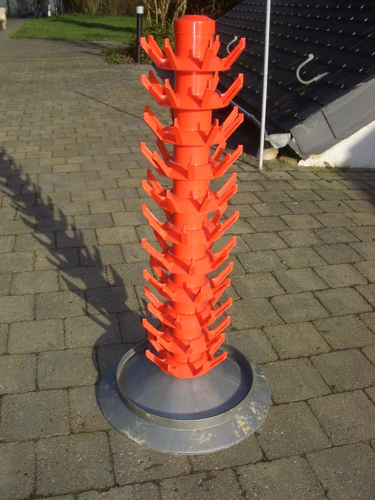 egouttoire-sechoir pour 88 bouteilles, Synthétique, Enlèvement, Utilisé, 75 cm ou plus