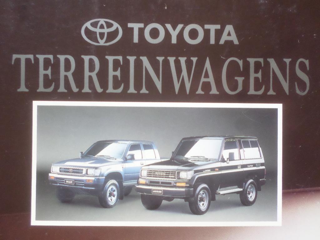 Toyota Terreinwagens Brochure, Boeken, Auto's | Folders en Tijdschriften, Ophalen of Verzenden, Toyota