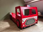 Beau lit de camion de pompiers, Enlèvement, Comme neuf, 180 cm ou plus, Sommier à lattes
