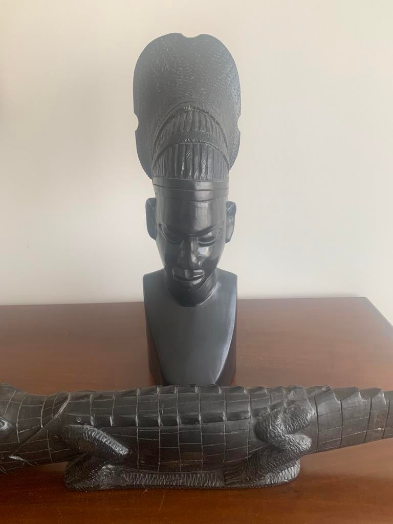 4 Afrikaanse beelden, Enlèvement ou Envoi, Comme neuf