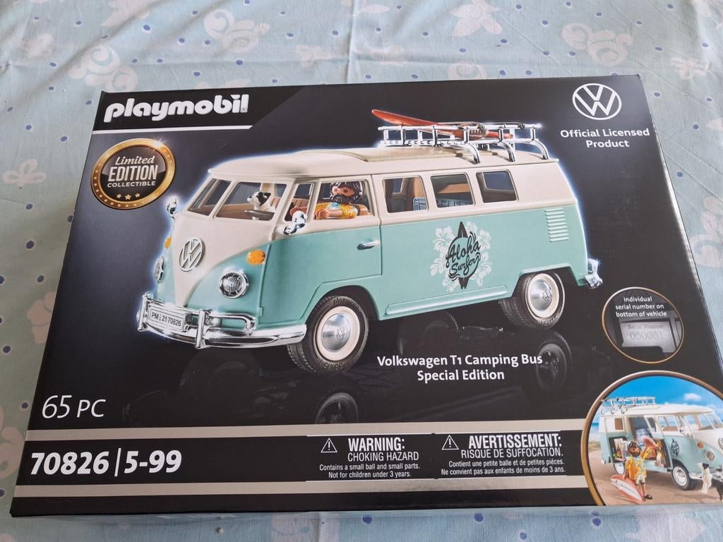 Playmobil 70826 T1 Camper - Limited Edition, Kinderen en Baby's, Speelgoed | Playmobil, Ophalen of Verzenden