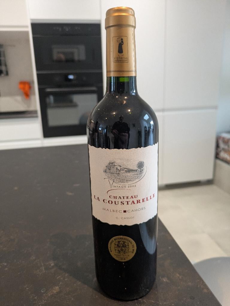Château La Coustarelle Cahors Malbec 2005, Collections, Vins, Neuf, Enlèvement, Vin rouge, France