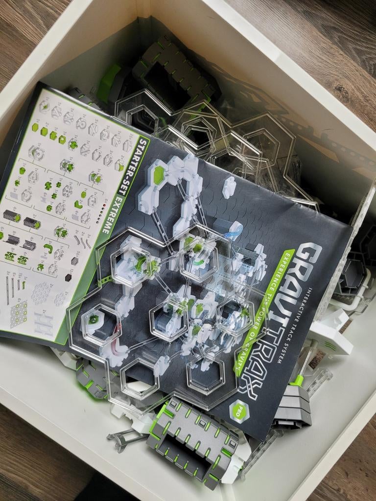 Gravitrax starterset extreme aangevuld met andere sets, Ophalen