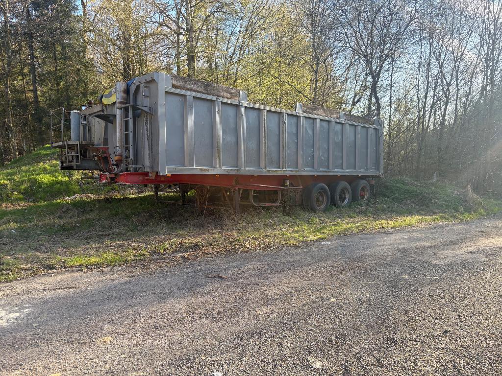 Benne aluminium, Enlèvement, Utilisé