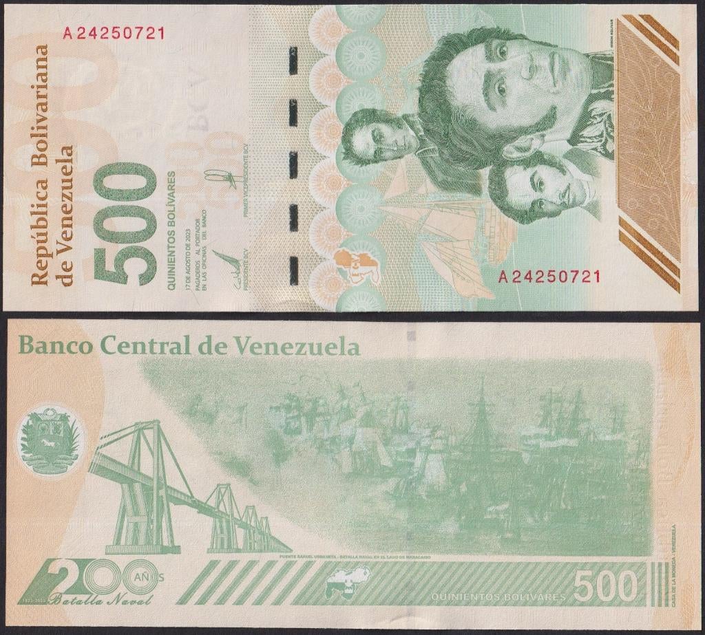 Venezuela 500 Bolivares, Ophalen of Verzenden, Zuid-Amerika, Los biljet