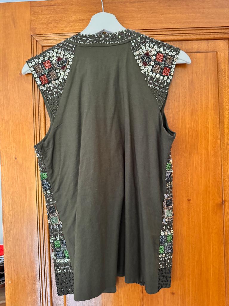 Gilet style boléro sans manche zara, Vêtements | Femmes, Zara, Comme neuf, Taille 34 (XS) ou plus petite, Vert