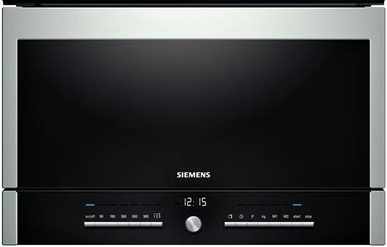 Micro-ondes Siemens iQ700 HF25M5R2 - Acier inoxydable - 900W, Electroménager, Fours, Comme neuf, Encastré, Enlèvement