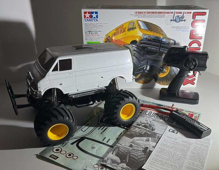 TAMIYA lunch box RTR nooit gereden met zender & lipo, Elektro, Auto offroad, Nieuw, Ophalen of Verzenden