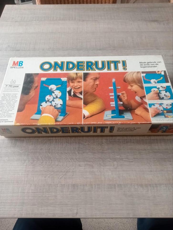 Onderuit van MB, Hobby en Vrije tijd, Gezelschapsspellen | Bordspellen, Gebruikt, Een of twee spelers, Ophalen of Verzenden