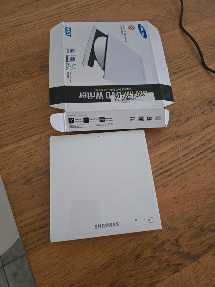 Samsung Externe DVD/CD Writer – USB – Mac & Windows, Audio, Tv en Foto, DVD spelers, Ophalen of Verzenden