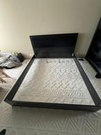 Cadre de lit 180x200, Maison & Meubles, Enlèvement, Comme neuf, Noir
