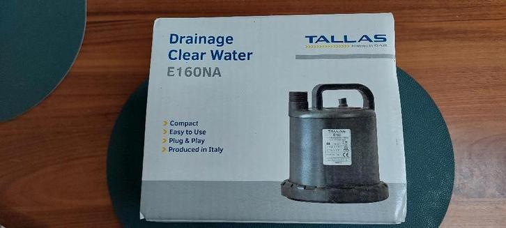 Tallas dompelpomp E160 NA, Tuin en Terras, Waterpompen, Zo goed als nieuw, Elektrisch, Dompelpomp, Ophalen of Verzenden