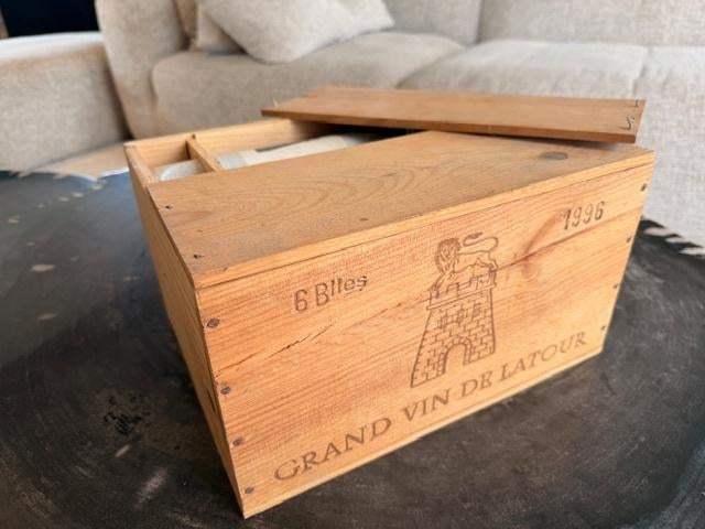 Chateau Latour 1996, Ophalen, Frankrijk, Zo goed als nieuw, Rode wijn