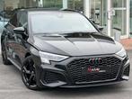 Audi A3 Sportback 30 TFSI * S-Line int/ext * Full Black *, Auto's, Automaat, Gebruikt, Zwart, Leder