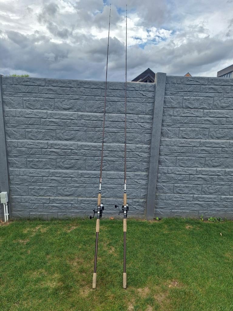 2 bifa hengels met molens, Enlèvement