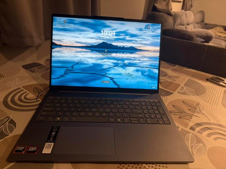Lenovo IdeaPad Slim 5 16AHP10 (QWERTY, Ryzen 7, 32gb ddr5…), Computers en Software, Windows Laptops, Zo goed als nieuw, 16 inch