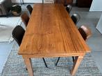 table à manger, Maison & Meubles, Enlèvement, Utilisé, Eettafel hout, 8 chaises ou plus