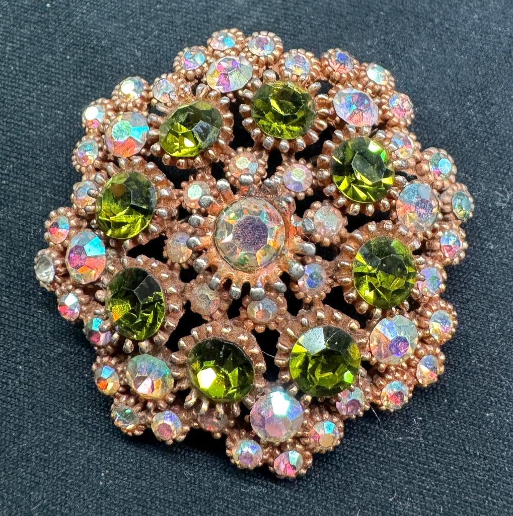 Bijoux de Fantaisie - Broche Vintage Années 1960, Bijoux, Sacs & Beauté, Bijoux anciens, Enlèvement ou Envoi, Autres matériaux