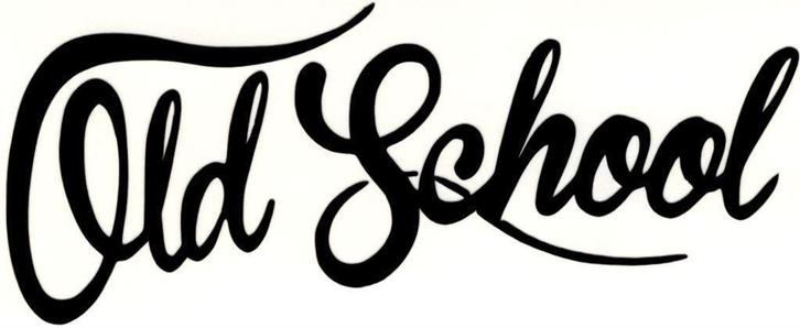 Old School sticker #1, Motoren, Accessoires | Stickers, Verzenden