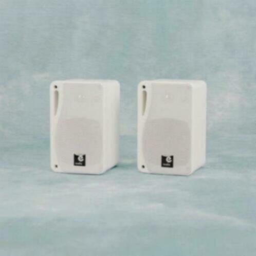 3 Weg mini speakers 13 cm 80 Watt Rms Wit, Audio, Tv en Foto, Luidsprekerboxen, Nieuw, Front, Rear of Stereo speakers, Minder dan 60 watt