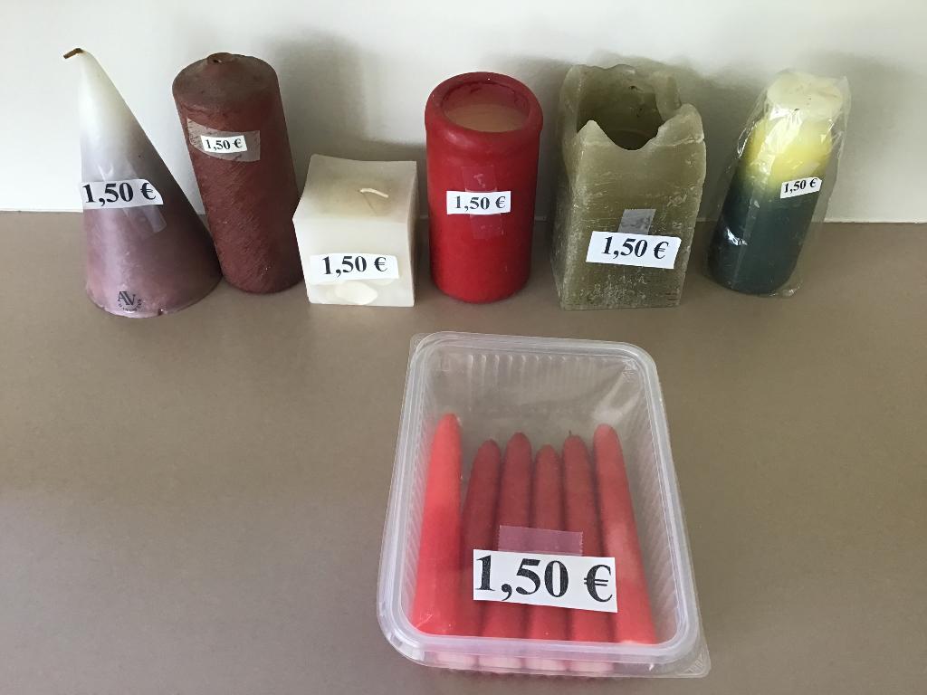 diverses petites et grandes bougies à des prix avantageux, Enlèvement ou Envoi, Comme neuf