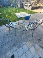 Smeedijzeren bistro set, Tuin en Terras, Ophalen