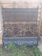 Zwart metalen tuinrek, Ophalen, Gebruikt, Metaal, Overige typen