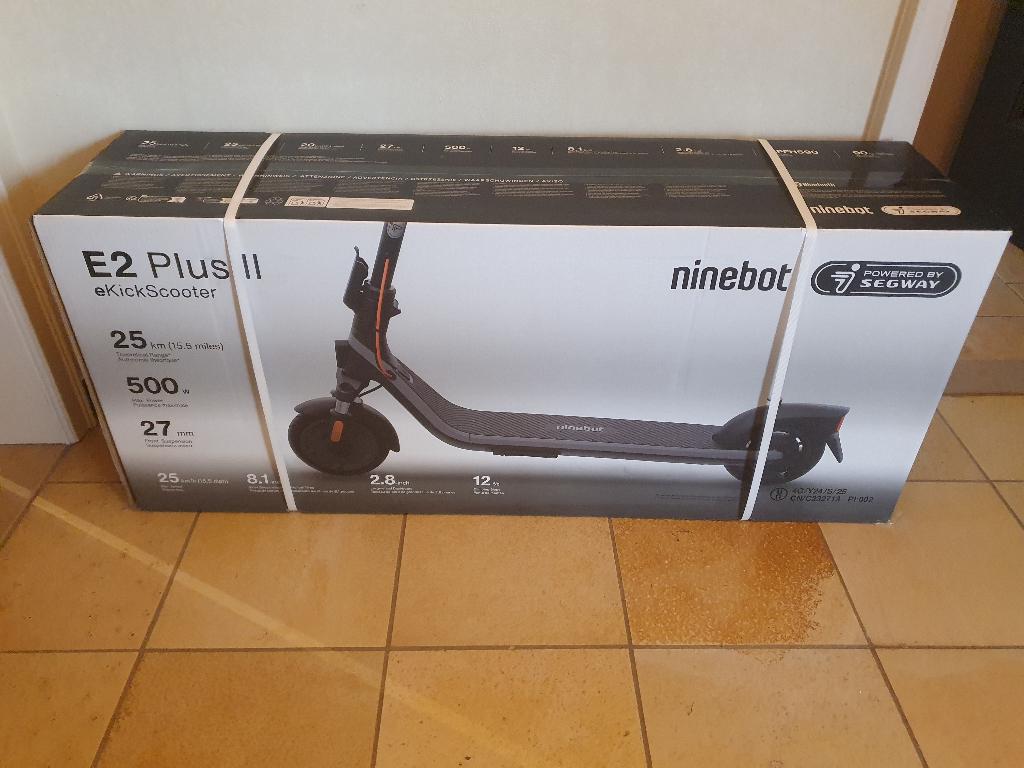 Trottinette électrique Segway Ninebot E2 Plus II, Enlèvement, Neuf, Step électrique (E-scooter), Segway ninebot