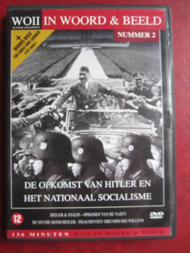 De opkomst van Hitler en het nationaal socialisme (2 disc), Cd's en Dvd's, Dvd's | Documentaire en Educatief, Oorlog of Misdaad