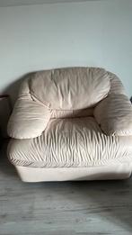 Witte lederen zetel, Ophalen, Zo goed als nieuw