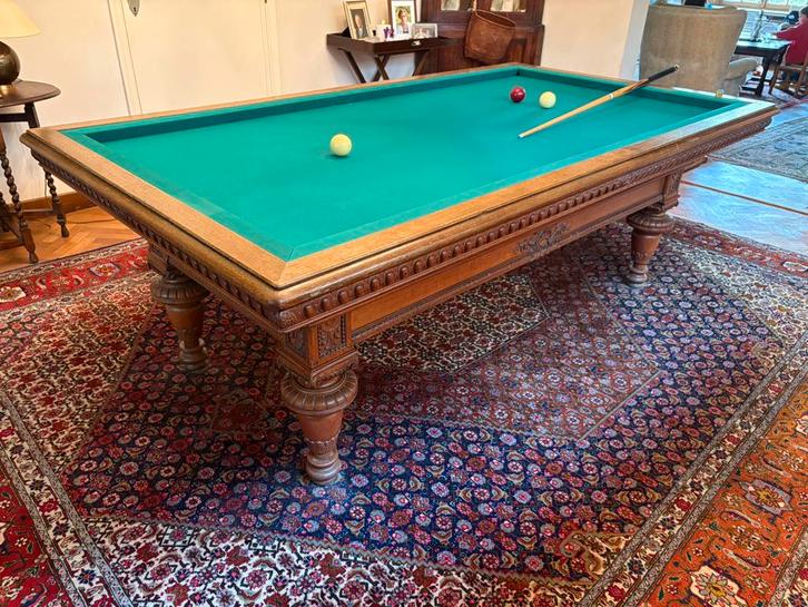 Antieke biljard, Sport en Fitness, Biljarten en Poolen, Gebruikt, Ophalen