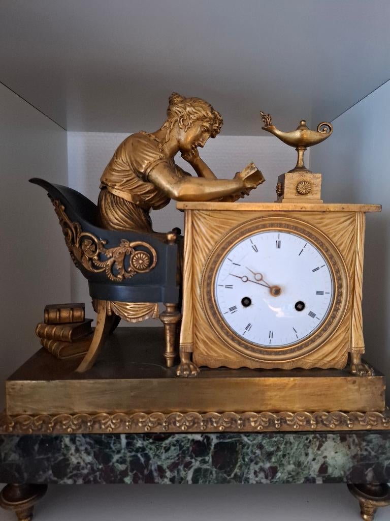 Pendule empire, Antiquités & Art, Enlèvement