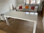 Table à manger rectangulaire blanche Ikéa, Maison & Meubles, 150 à 200 cm, Cinq personnes ou plus, Comme neuf, Enlèvement