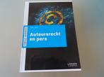 NIEUWSTAAT : Auteursrecht en pers - Wim Criel, Boeken, Studieboeken en Cursussen, Niet van toepassing, Ophalen of Verzenden, Zo goed als nieuw