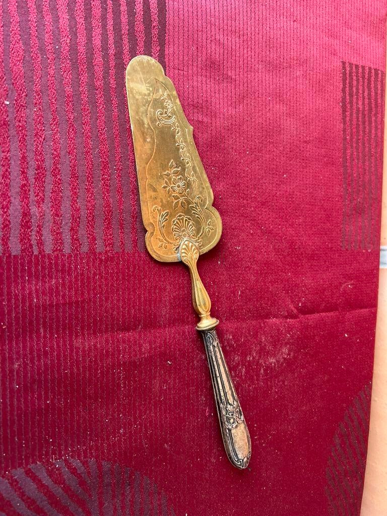 Oude taartenschep, Antiquités & Art, Antiquités | Couverts, Enlèvement ou Envoi