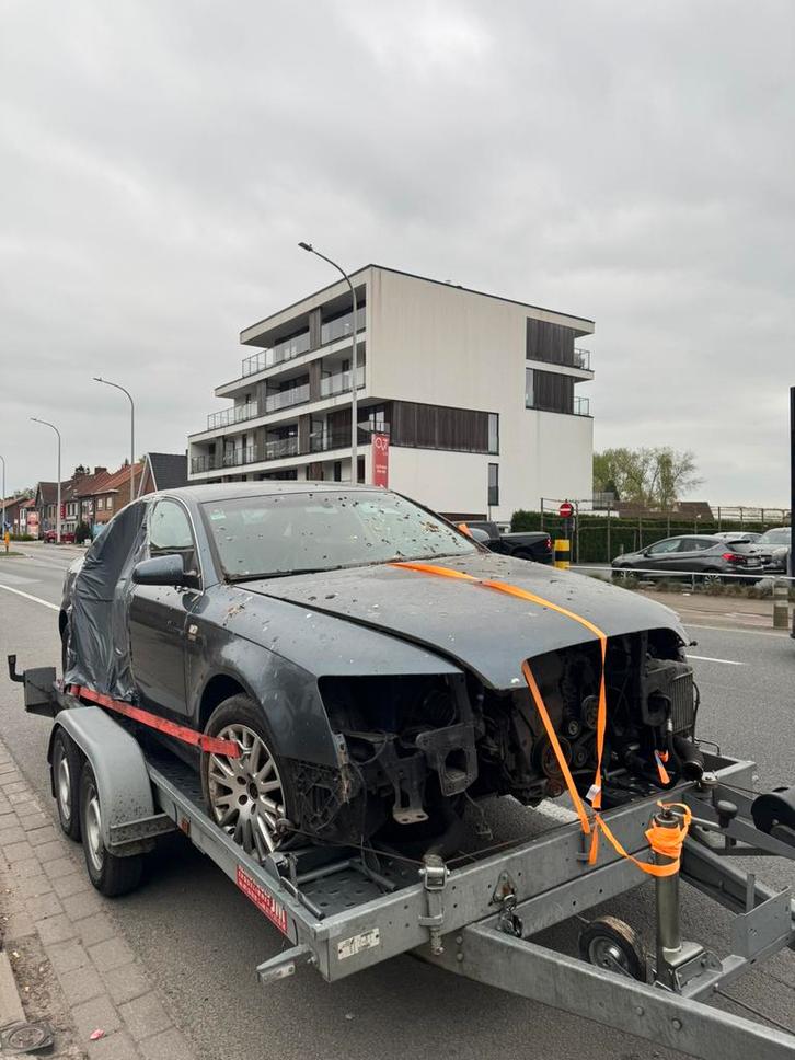 Audi A6 C6 2.0 TDI POUR PIECES COMPLETE UNIQUEMENT, Auto's, Audi, Particulier, A6, Lederen bekleding, Diesel, Euro 4, Berline