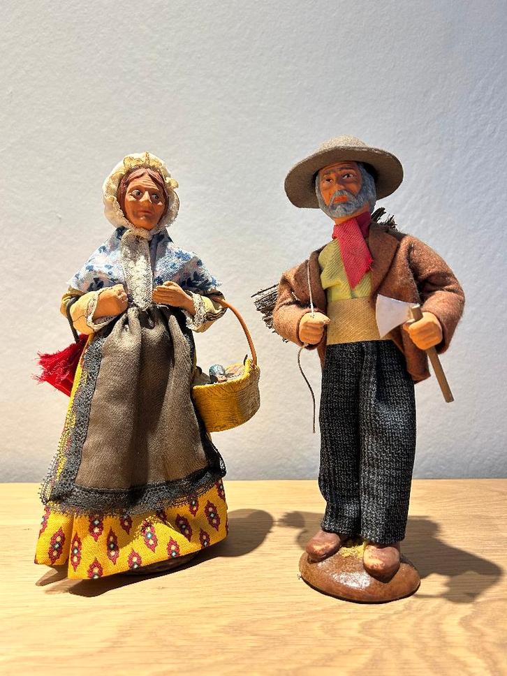 Santons traditionnels provençaux, Collections, Statues & Figurines, Utilisé, Enlèvement