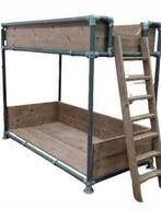 .

Nieuw steigerhouten buisbed met relaxplateau, Eenpersoons, Nieuw, Ophalen of Verzenden, 200 cm