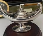 Zilveren olielamp, Antiek en Kunst, Antiek | Zilver en Goud, Ophalen of Verzenden