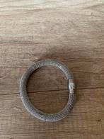 Ti sento zilver armband met glinsters  Magneetsluiting, Handtassen en Accessoires, Ophalen of Verzenden, Zo goed als nieuw, Zilver