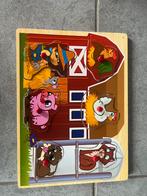 Houten puzzel met knopjes, Kinderen en Baby's, Speelgoed | Kinderpuzzels, Ophalen, Zo goed als nieuw