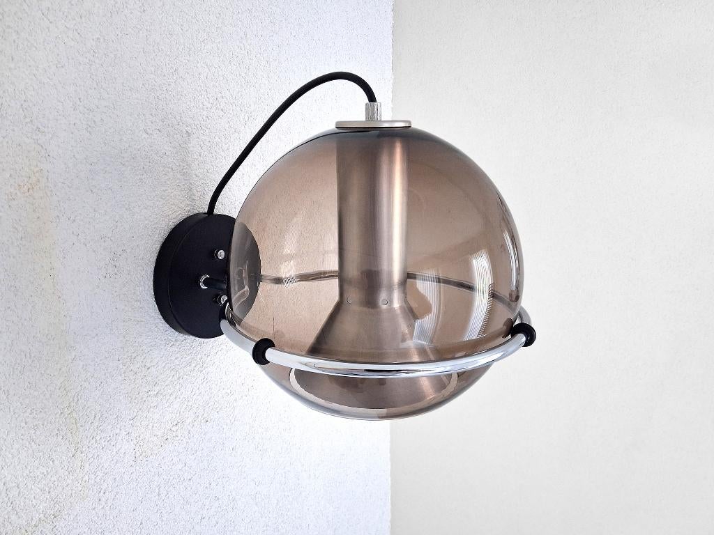 lampe murale Raak Frank Ligtelijn, Maison & Meubles, Lampes | Appliques, Utilisé, Verre, Métal, Autres matériaux, Enlèvement ou Envoi